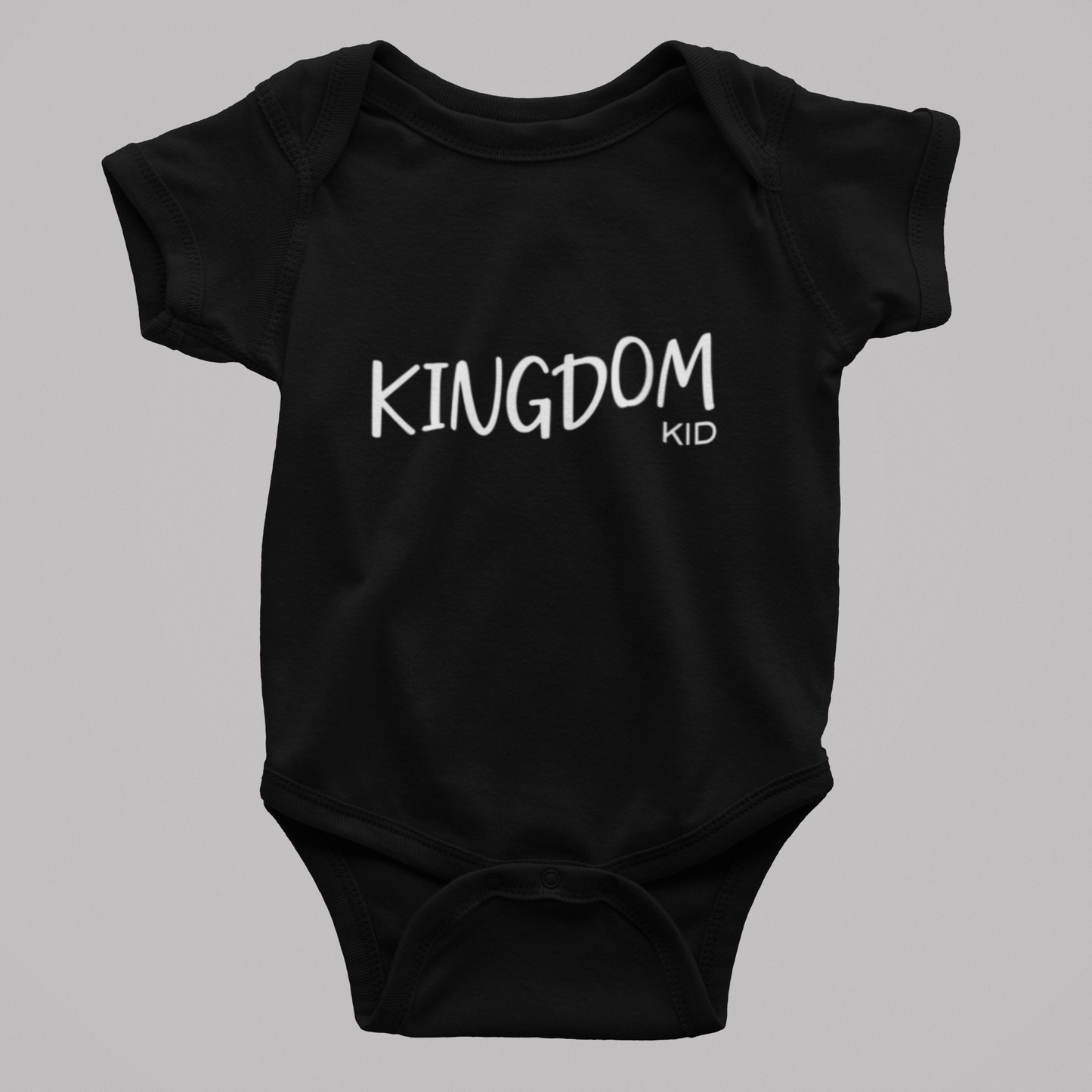 Baby Unisex Short Sleeve Onesie (No Crown)